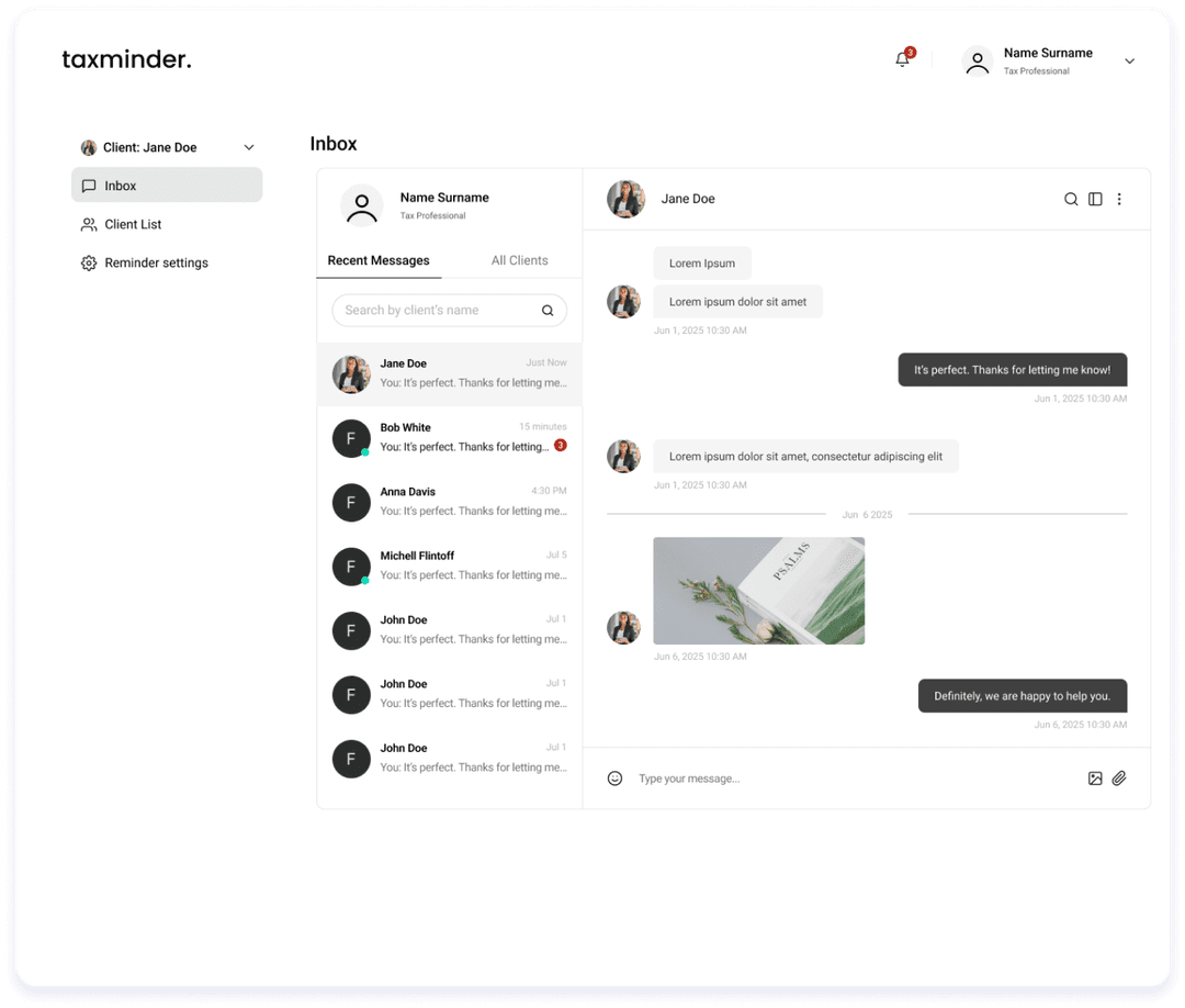 Instant Messaging Interface