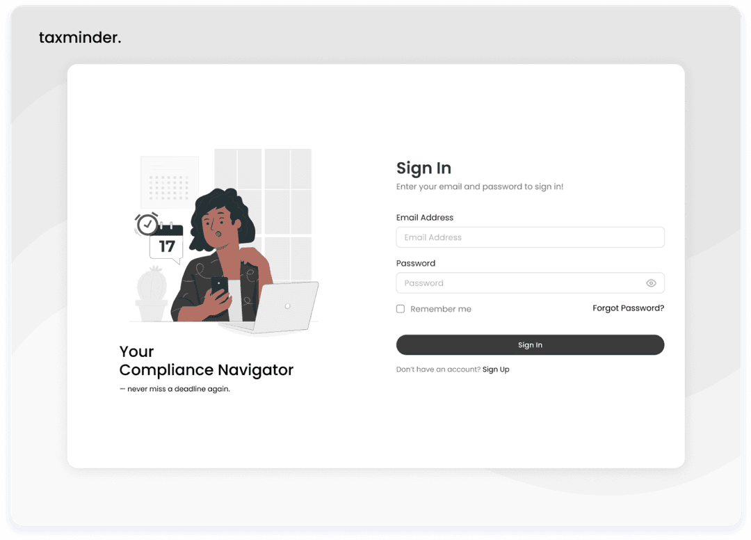 Sign In Screen